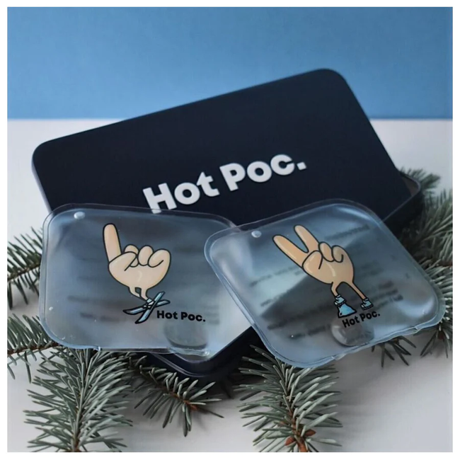 Hot Poc boitier 2 pcs chauffe-mains réutilisables