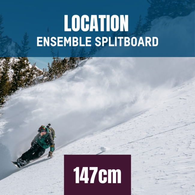 Location/rental Splitboard 1 jour/day 147cm
