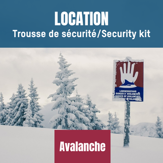 ARVA Location/rental ensemble survie avalanche / Avalanche kit 1  jour/day