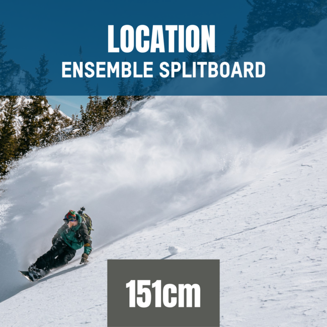 Location/rental Splitboard 1 jour/day 151cm