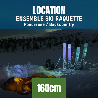 Location/rental skishoe-ski raquette OAC XCD BC 160