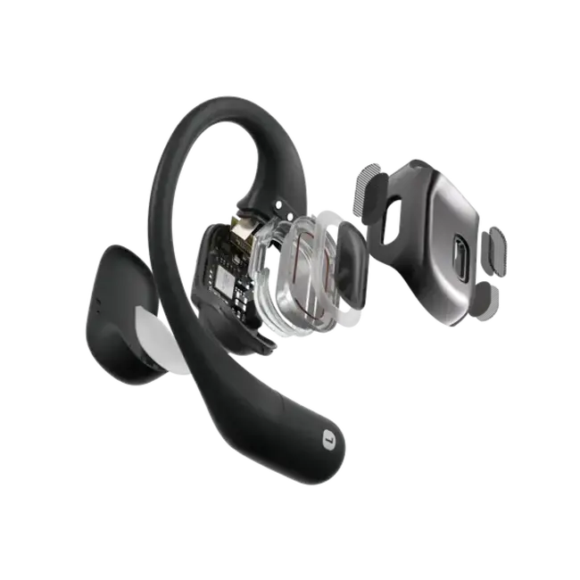 Shokz OpenFit noir écouteurs sans fils à conduction osseuse