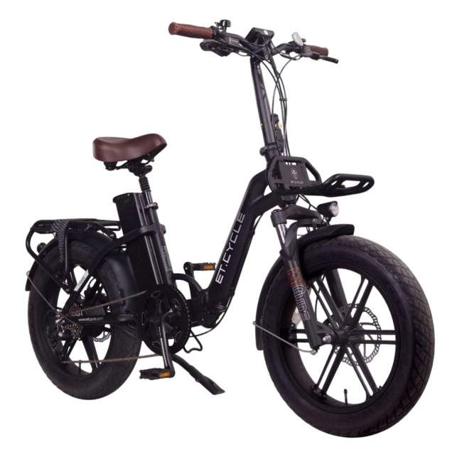 ET.Cycle F720 Electric foldable Fat Bike black 20"