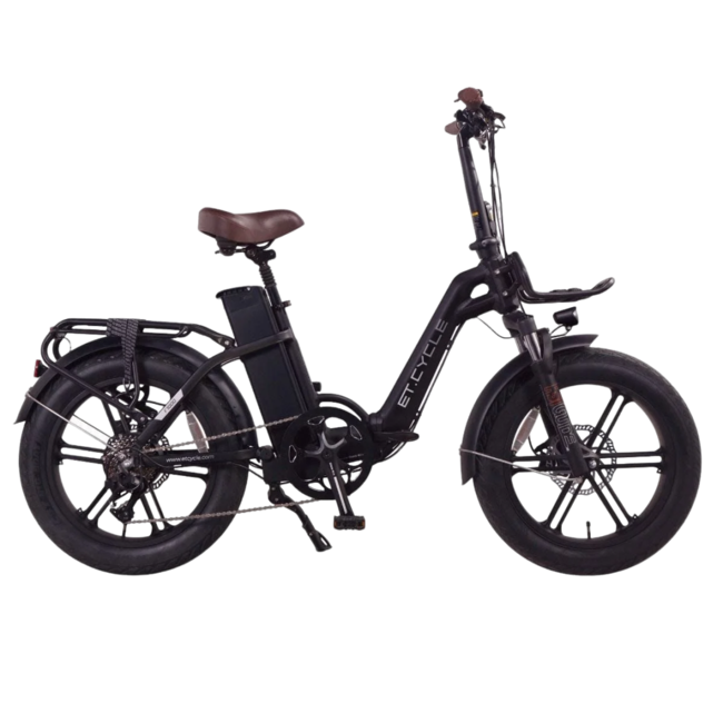 ET.Cycle F720 Electric foldable Fat Bike black 20"