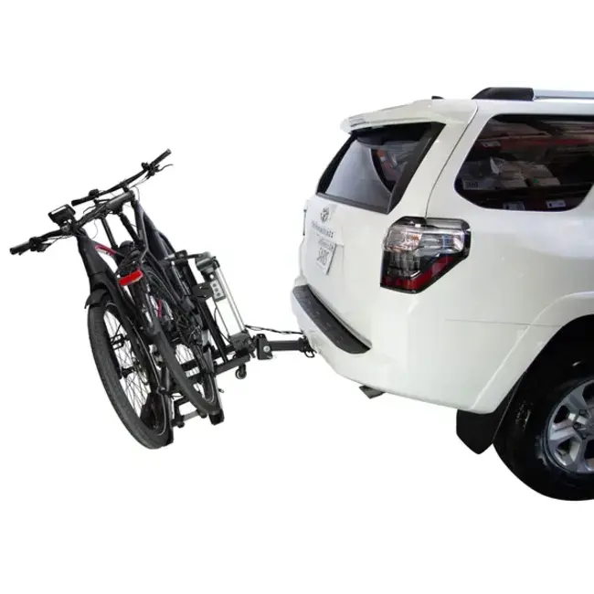 Saris support pour 2 velos motorise levage electrique avec lumieres Echo sports