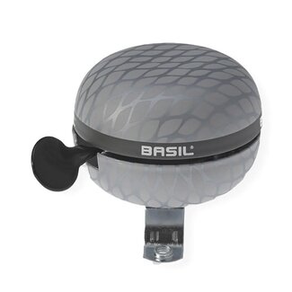 Basil Noir – Clochette de vélo classique 60 mm en argent