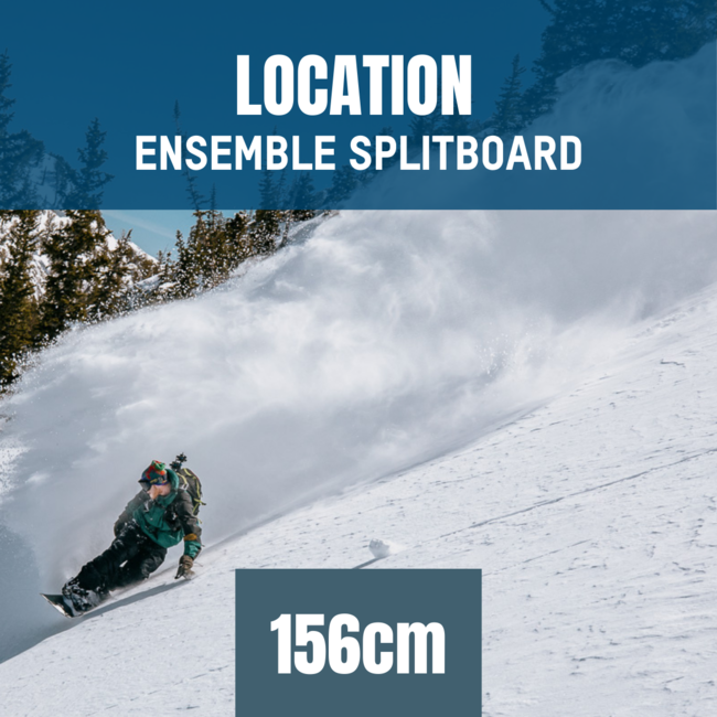 Location ensemble de Splitboard 1 jour 156cm