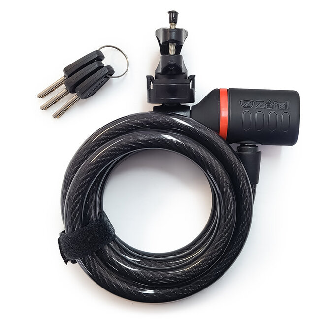 Zéfal, K-Traz C9 Key, 15 mm cable lock with key