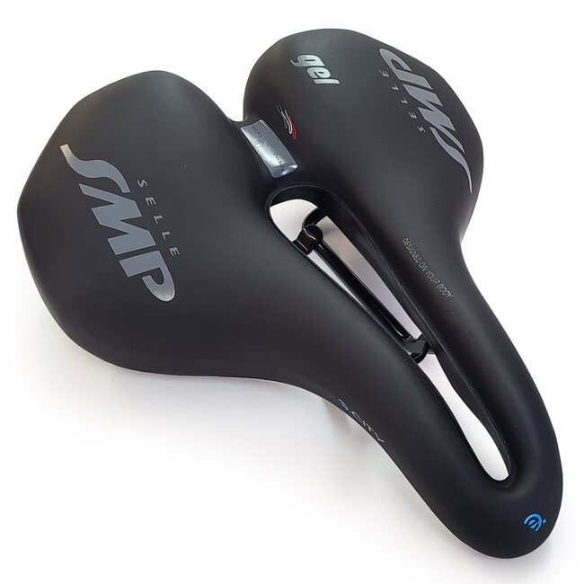 SMP SMP E-City Gel - black saddle with gel for urban electric bikes