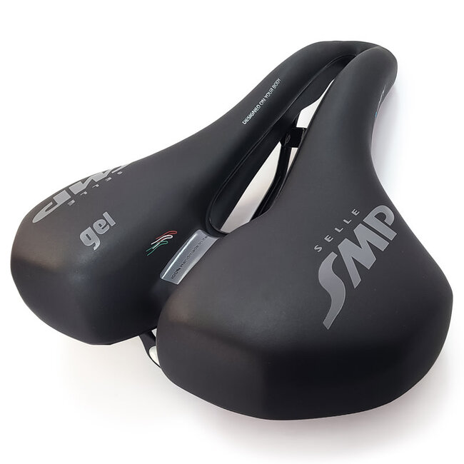 SMP E-City Gel - black saddle with gel for urban electric bikes