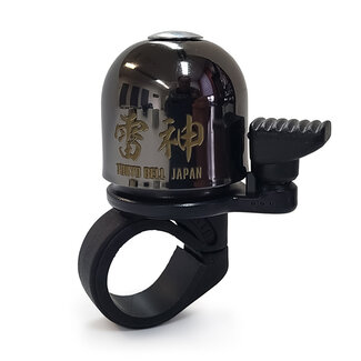 Mirrycle Mirrycle Raijin Brass Bell, Glossy Black