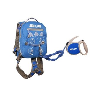 MDXONE MDXONE Snowboard Harness for Children with Retractable Rope and Backpack