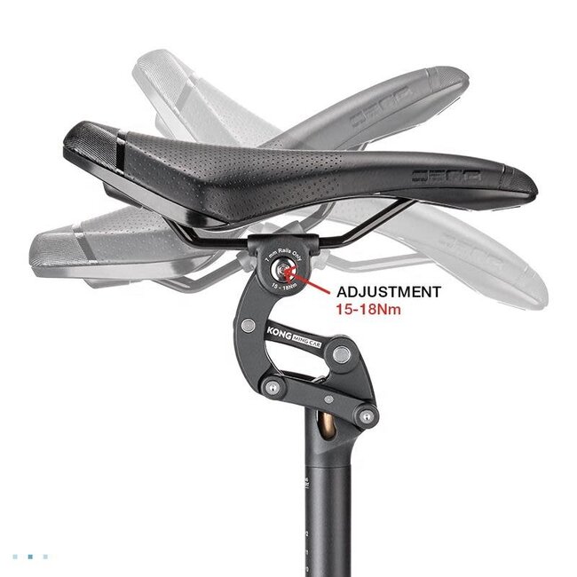 Suspension seatpost for bicycles
