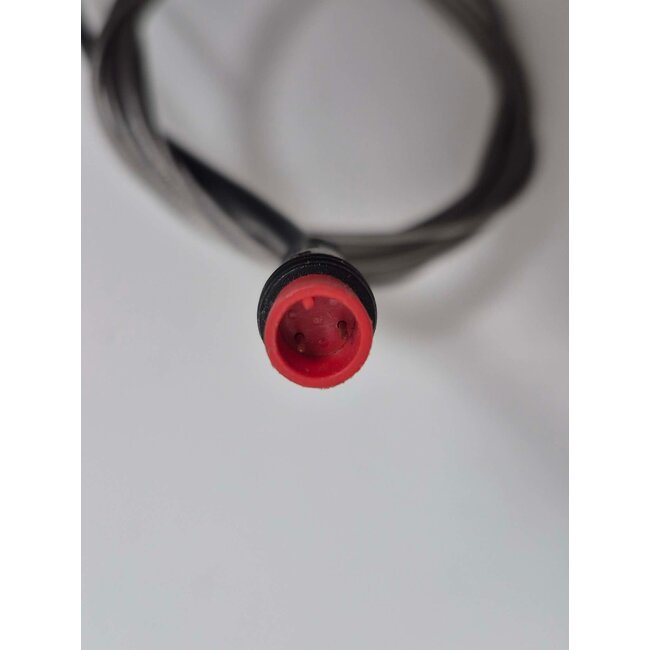 TEKTRO Levier de frein droit EL-350, Noir avec connecteur mâle rouge et câble de frein