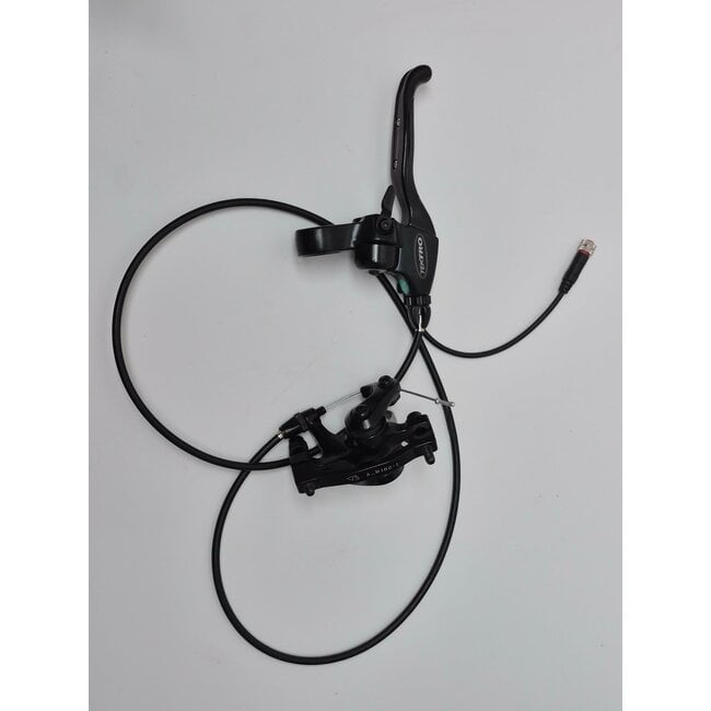 TEKTRO Brake lever left EL-555, Black with connector and brack caliper TEKTRO ARIES