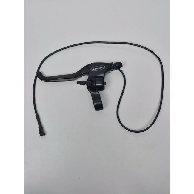 TEKTRO Brake lever left EL-555, Black with 2 wire connector