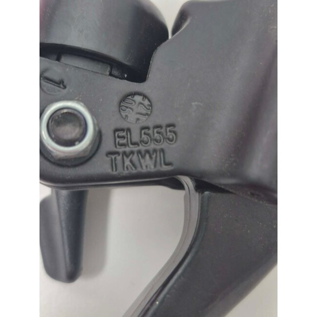 TEKTRO Brake lever left EL-555, Black with red male connector