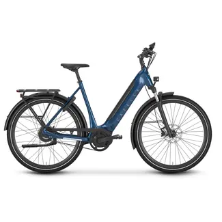 GAZELLE D 200km Gazelle Ultimate C380 Bosch Smart System vélo électrique low-step 23 Denim blue gloss M-53cm