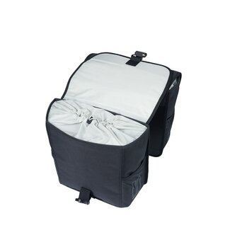 Basil, Go Double MIK, Sacoche, 32L, Noir, Paire