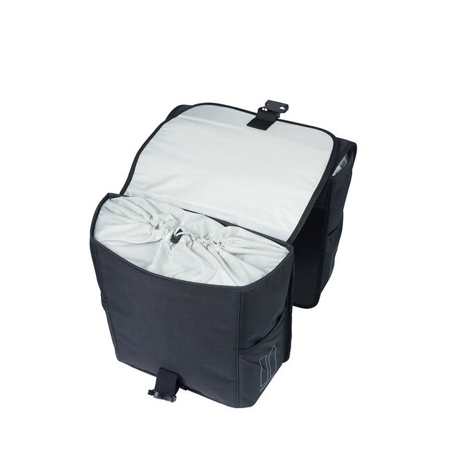 Basil, Go Double MIK, Sacoche, 32L, Noir, Paire