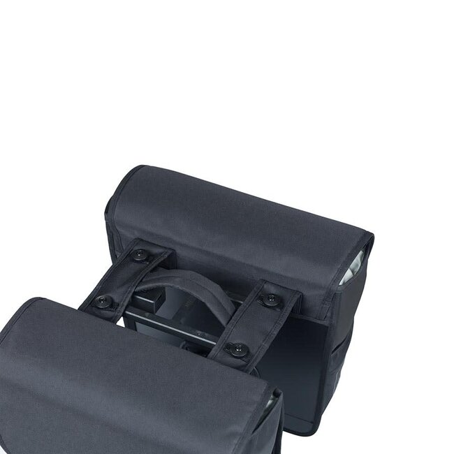 Basil, Go Double MIK, Sacoche, 32L, Noir, Paire