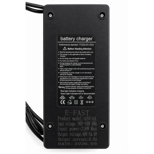 Chargeur Li-ion 54.6V 4A
