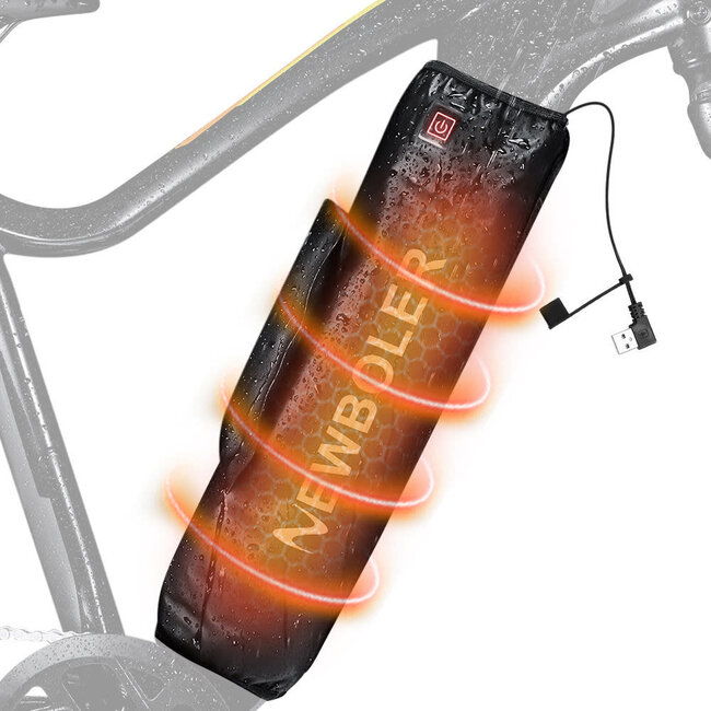 Newboler 2-in-1 Heated Thermal Battery Cover for Electric Bikes
