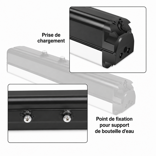Batterie HOTEBIKE 48V 13Ah – 624Wh pour A6AH26