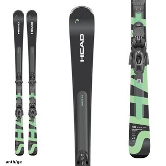 HEAD Ski Head Shape V4 avec fixations PR 11 GW 85mm noir mat