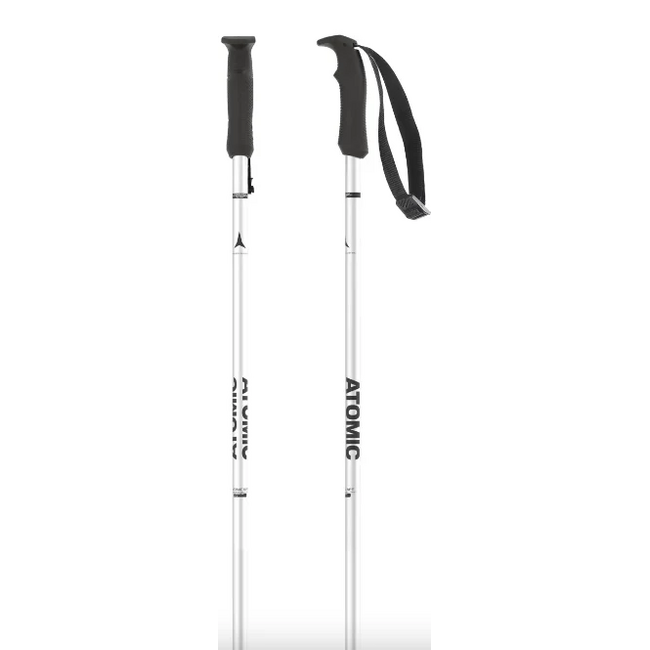 Atomic AMT blanc bâton ski alpin SR