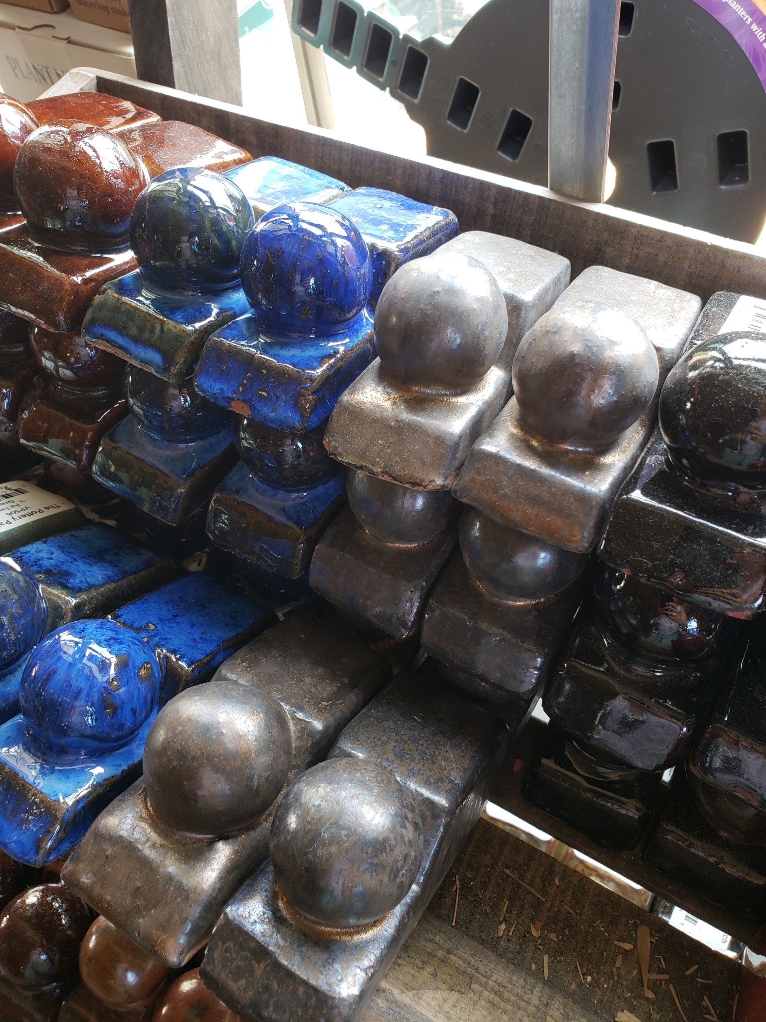 Glazed Ceramic Pot Feet Blue - Best Ceramic In 2018