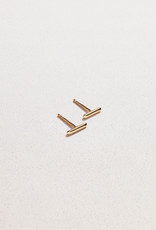Granger Granger - Boucles Oreilles Baguette Or