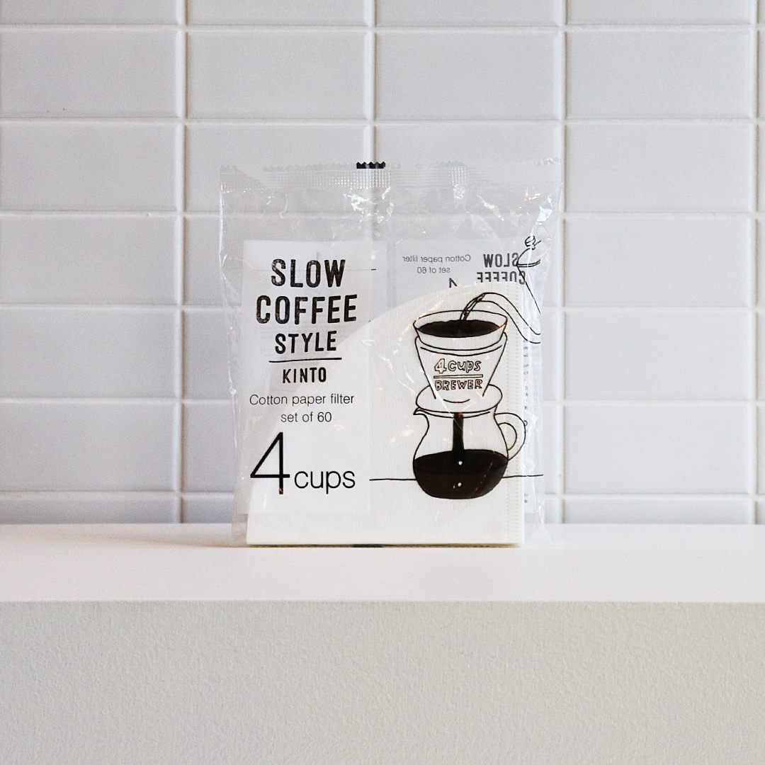 Kinto Slow Coffee Style Cotton Paper Filter 4 Cup Boutique Archive