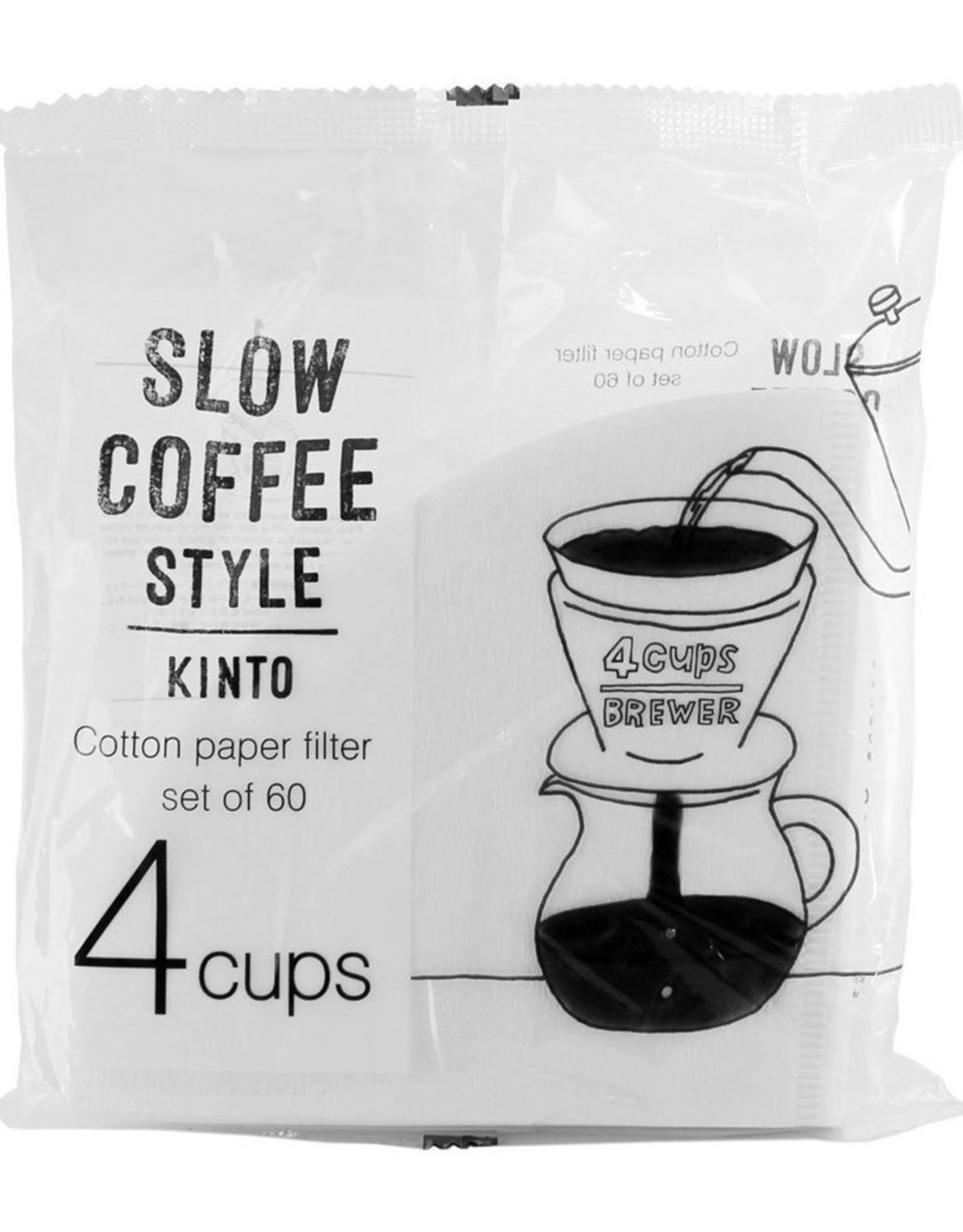 Kinto - Slow Coffee Style - Cotton Paper Filter - 4 Cup