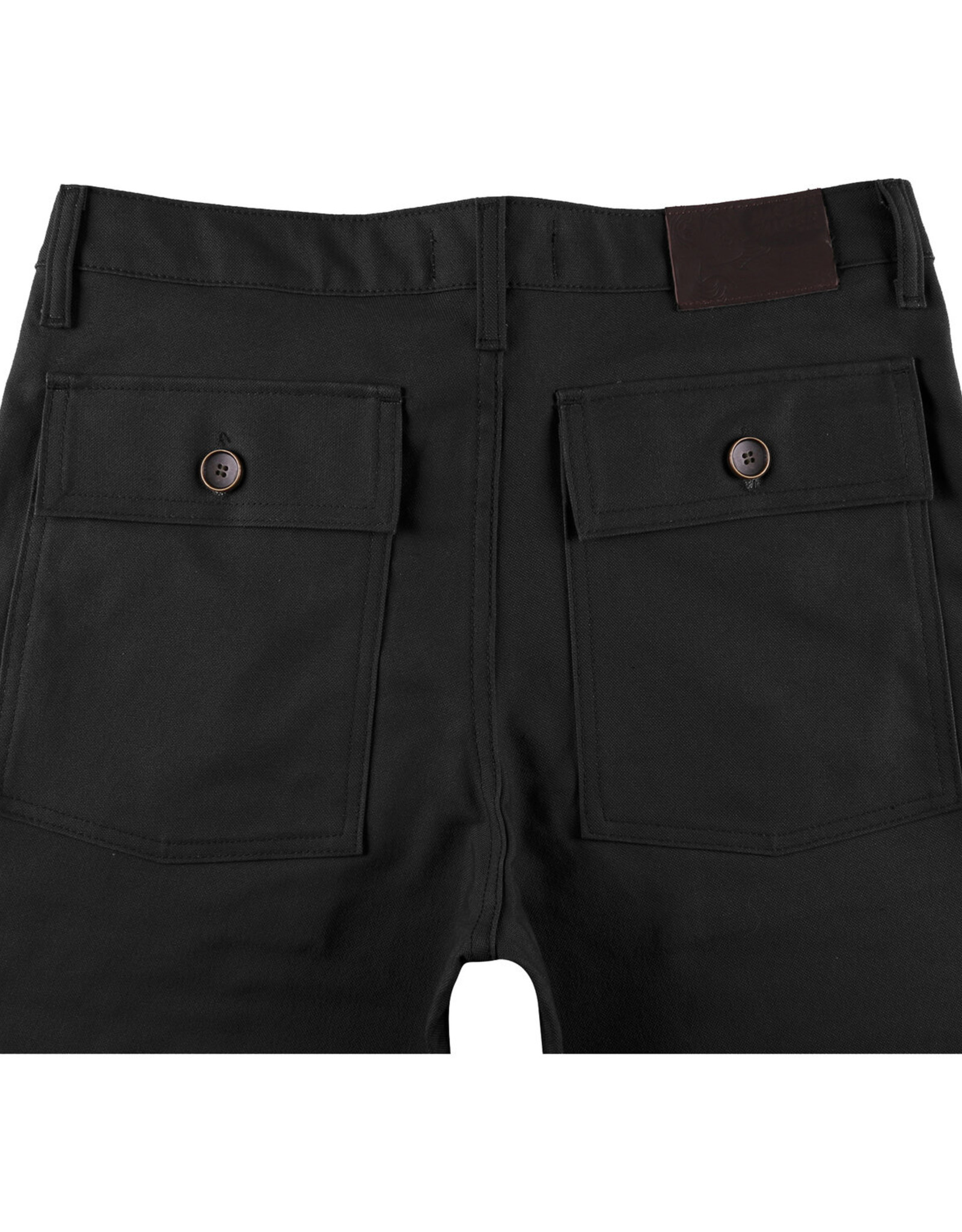 Naked & Famous - Work Pant - Black Canvas