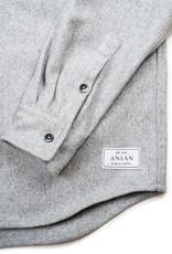 Anian - The Modern Melton Wool - Light Grey