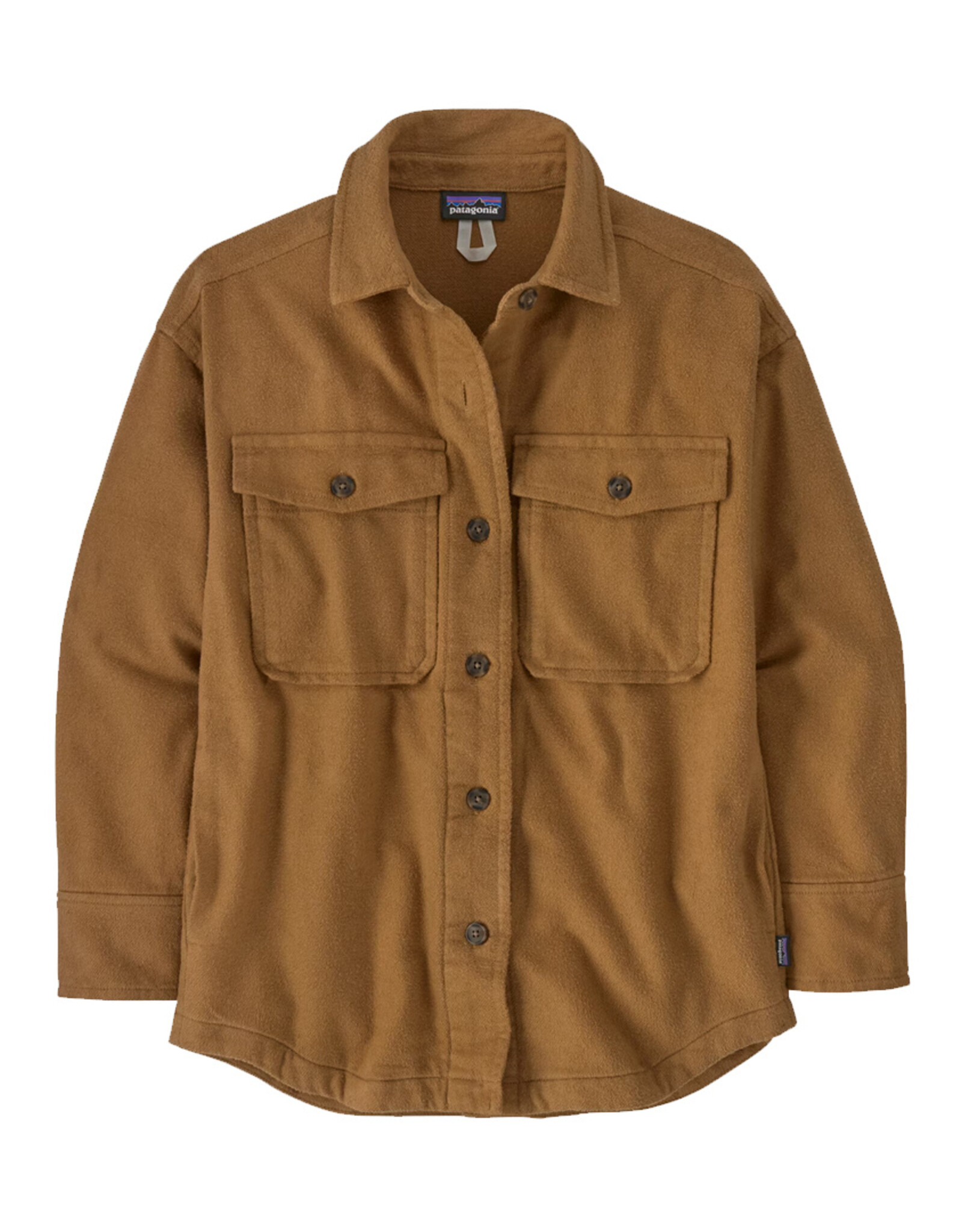 Patagonia - W's Fjord Flannel Overshirt - Nest Brown