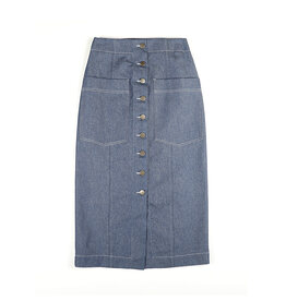 Eve Gravel - Jupe Kueva - Denim