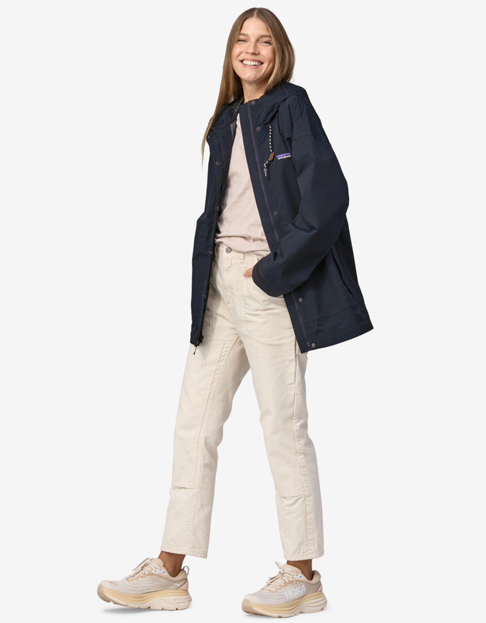 Patagonia - W's Outdoor Everyday Rain Jkt - Pitch Blue