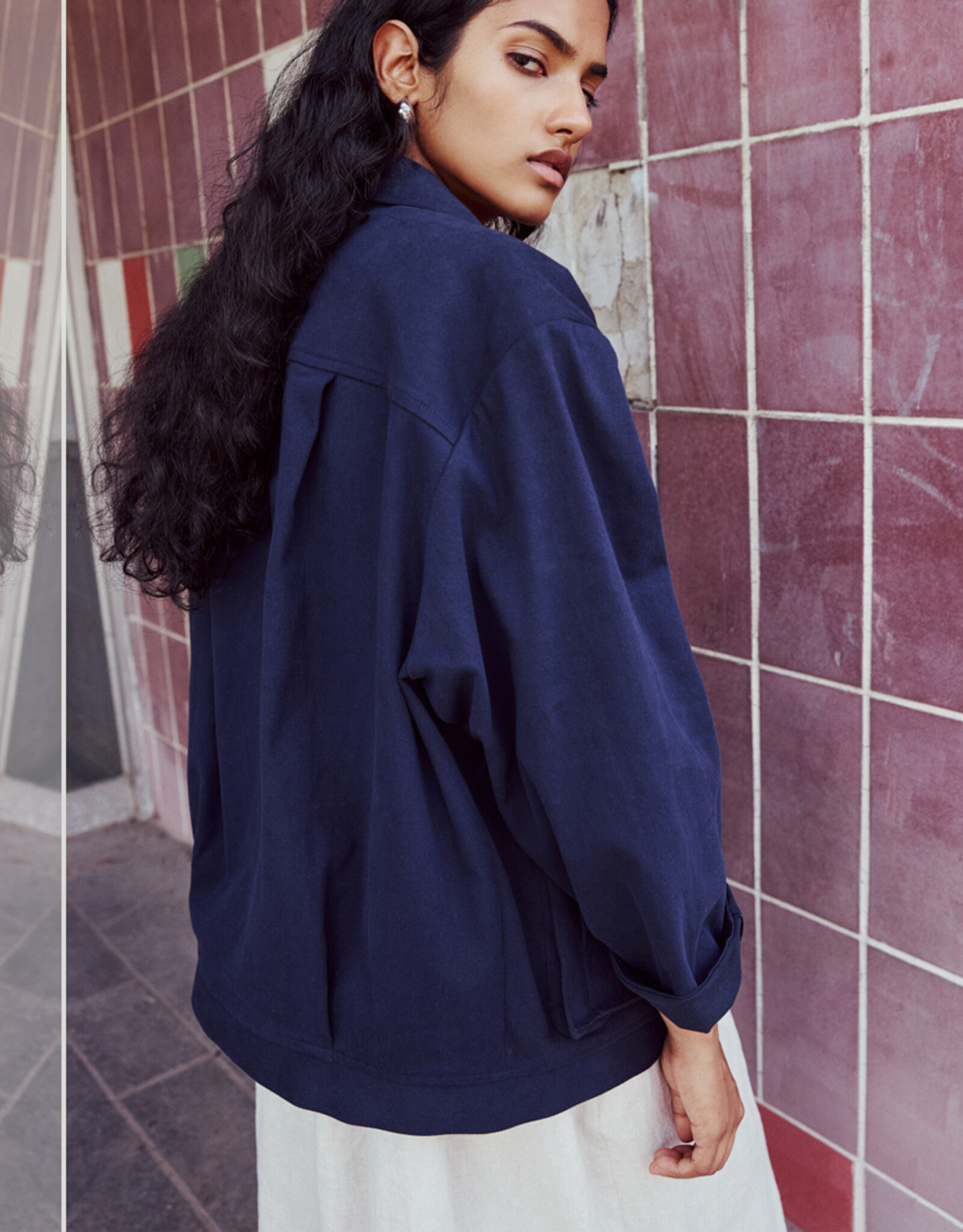 Eve Gravel - Veste Bomber Daynight - Marine