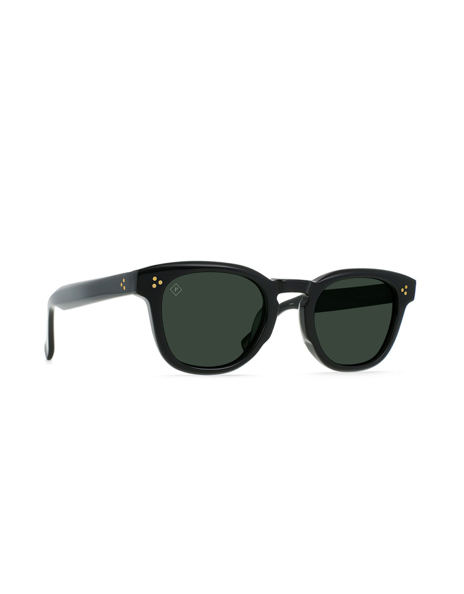 Raen - Squire 49 - Recycled Black - Green Polarized
