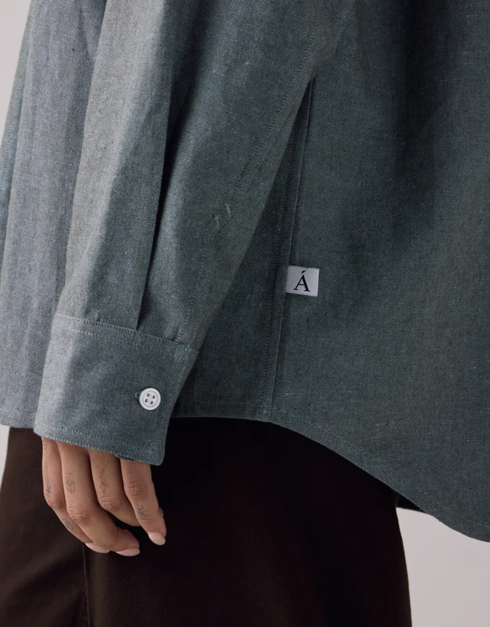 Anian - W's The Haro LS Shirt - Seafoam