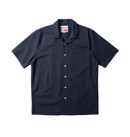 Edmmond Studios - Seer Sucker SS Shirt - Navy