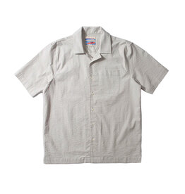 Edmmond Studios - Seer Sucker SS Shirt - Greige