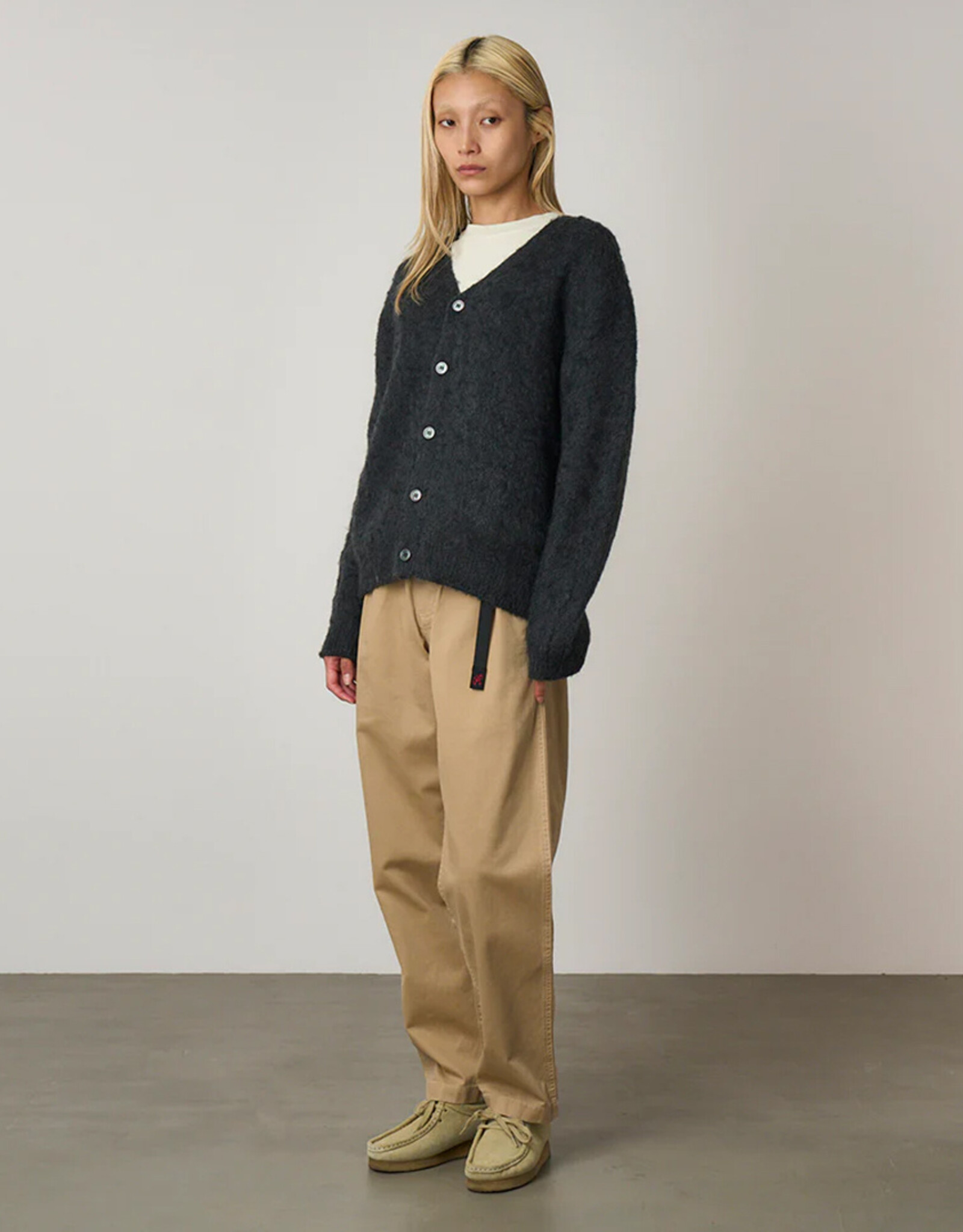 Gramicci - Mohair Cardigan - Charcoal