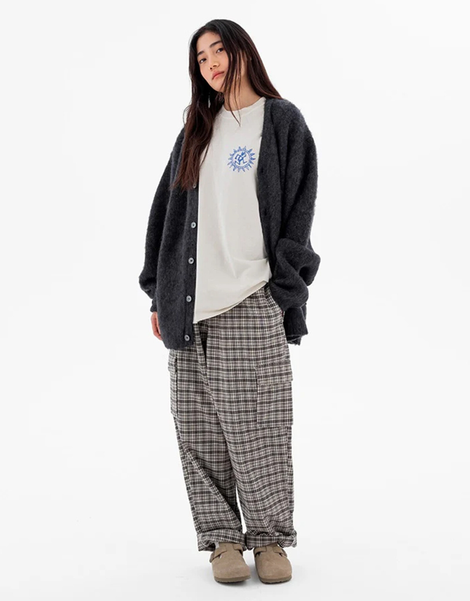 Gramicci - Mohair Cardigan - Charcoal