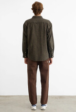 Edmmond Studios - Crosswords Shirt - Plain Chocolat