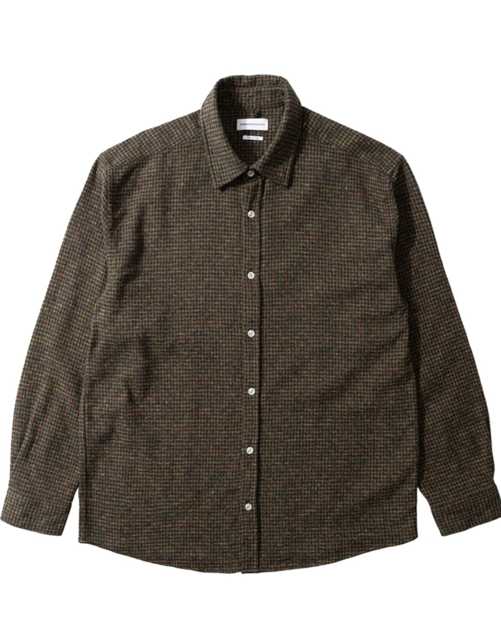 Edmmond Studios - Crosswords Shirt - Plain Chocolat