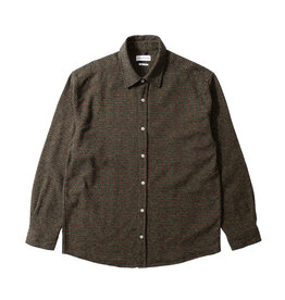 Edmmond Studios - Crosswords Shirt - Plain Chocolat