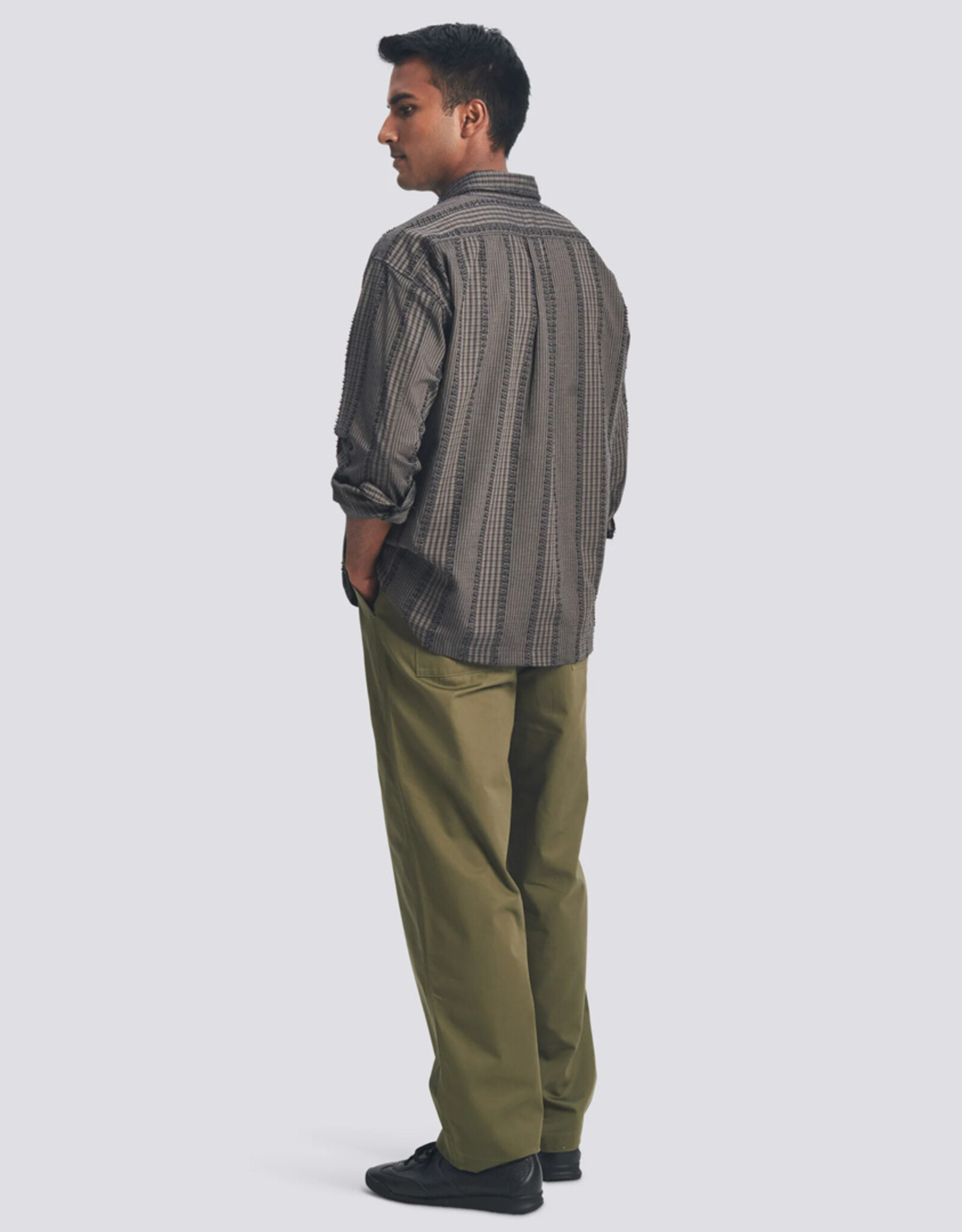 Bather - Fringe Leisure Shirt - Smoke